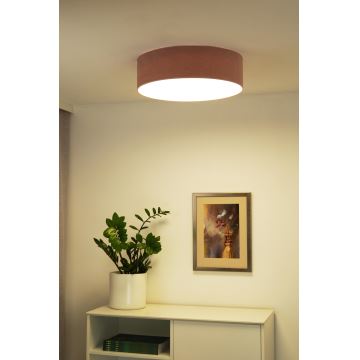 Duolla - Plafón LED CORTINA LED/26W/230V diá. 30 cm rosa