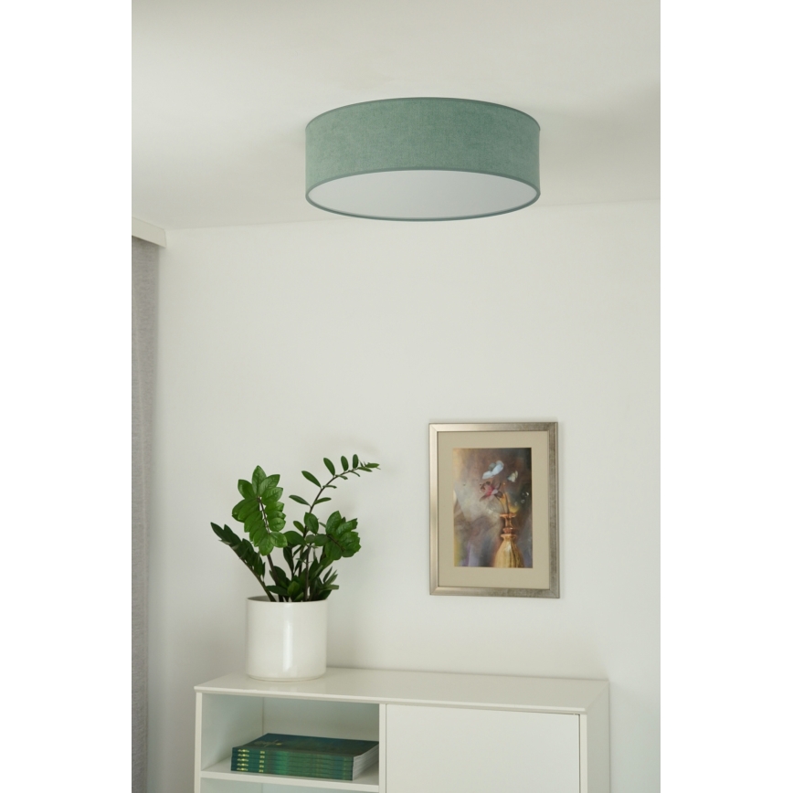 Duolla - Plafón LED CORTINA LED/26W/230V diá. 30 cm turquesa