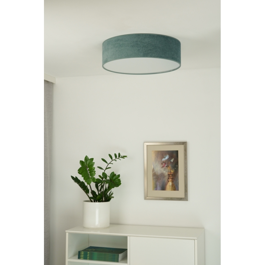 Duolla - Plafón LED CORTINA LED/26W/230V diá. 30 cm turquesa