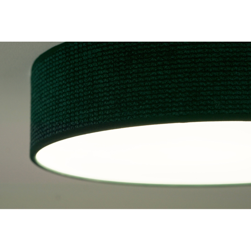 Duolla - Plafón LED CORTINA LED/26W/230V diá. 30 cm verde