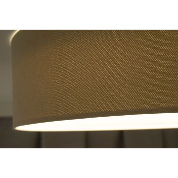 Duolla - Plafón LED CORTINA LED/26W/230V diá. 45 cm 4000K beige