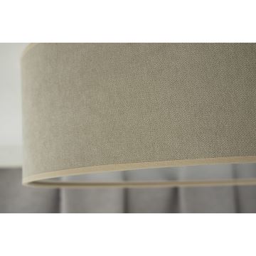 Duolla - Plafón LED CORTINA LED/26W/230V diá. 45 cm 4000K beige