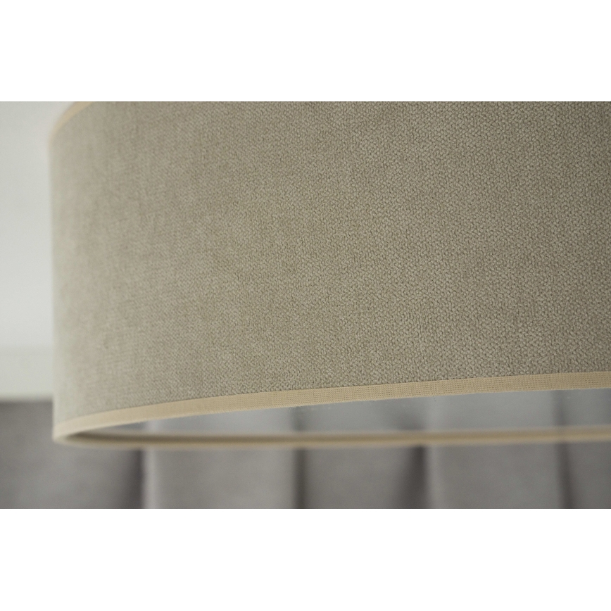 Duolla - Plafón LED CORTINA LED/26W/230V diá. 45 cm 4000K beige