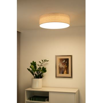 Duolla - Plafón LED CORTINA LED/26W/230V diá. 45 cm 4000K color crema