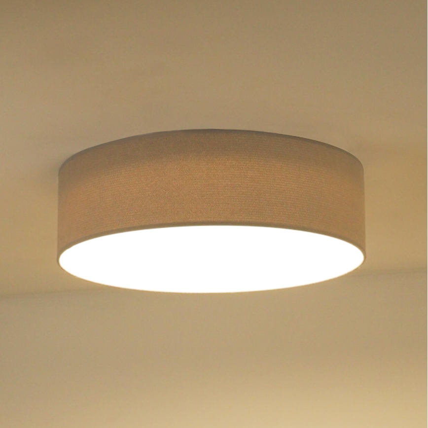 Duolla - Plafón LED CORTINA LED/26W/230V diá. 45 cm 4000K gris