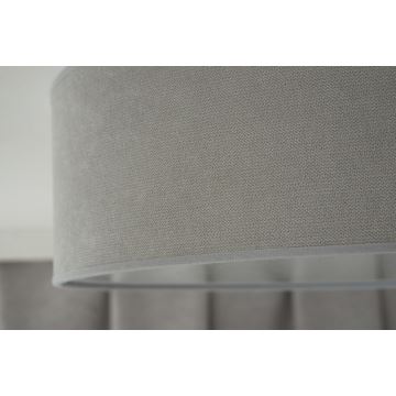 Duolla - Plafón LED CORTINA LED/26W/230V diá. 45 cm 4000K gris