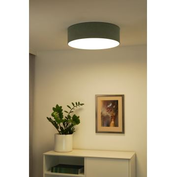 Duolla - Plafón LED CORTINA LED/26W/230V diá. 45 cm 4000K turquesa