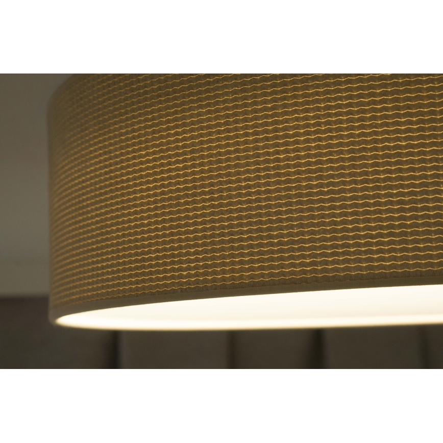 Duolla - Plafón LED CORTINA LED/26W/230V diá. 45 cm beige