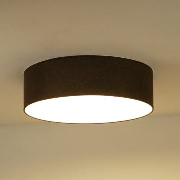 Duolla - Plafón LED CORTINA LED/26W/230V diá. 45 cm marrón