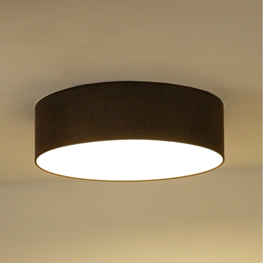 Duolla - Plafón LED CORTINA LED/26W/230V diá. 45 cm marrón