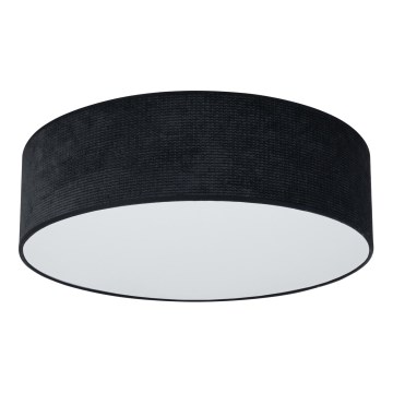 Duolla - Plafón LED CORTINA LED/26W/230V diá. 45 cm negro