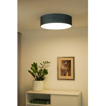 Duolla - Plafón LED CORTINA LED/26W/230V diá. 45 cm turquesa