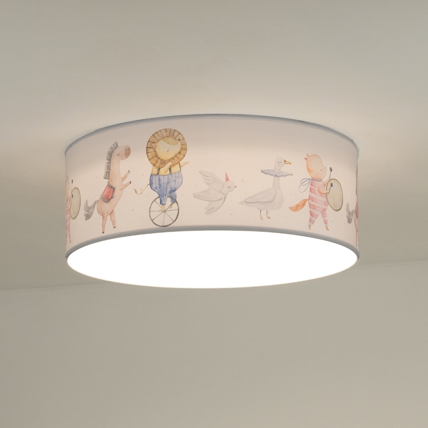 Duolla - Plafón LED infantil CORTINA LED/26W/230V diá. 40 cm