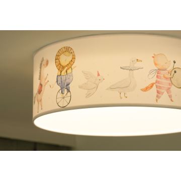 Duolla - Plafón LED infantil CORTINA LED/26W/230V diá. 40 cm