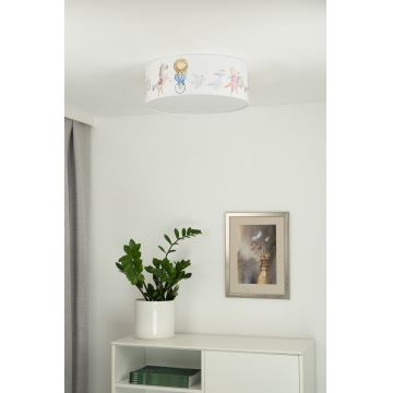 Duolla - Plafón LED infantil CORTINA LED/26W/230V diá. 40 cm