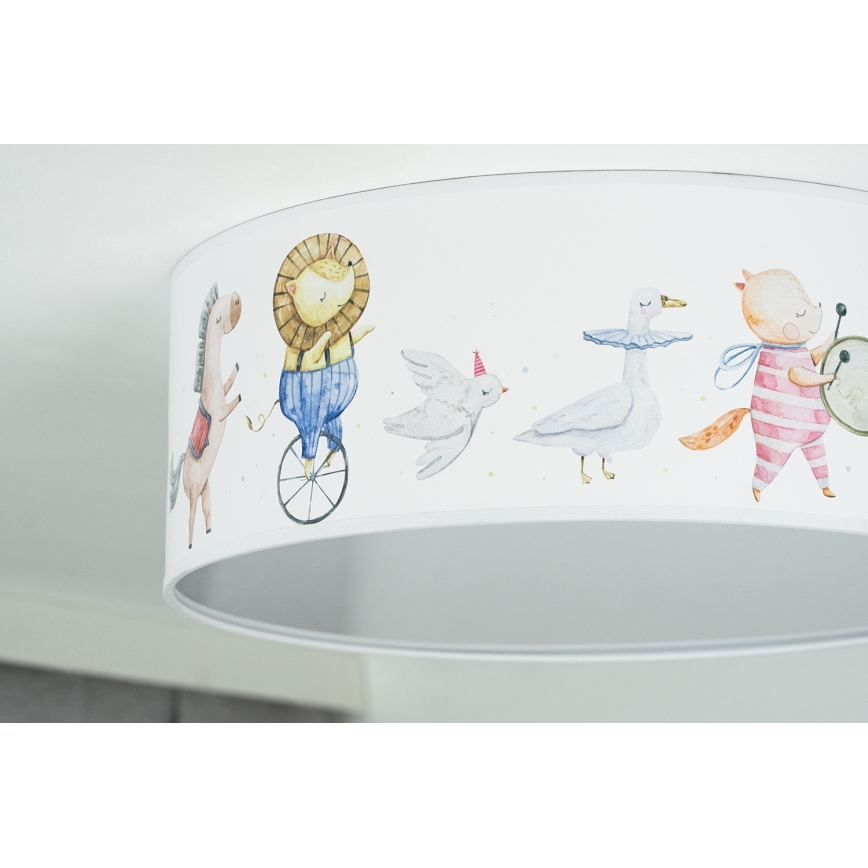 Duolla - Plafón LED infantil CORTINA LED/26W/230V diá. 40 cm