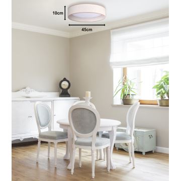 Duolla - Plafón LED ROLLER LED/24W/230V beige