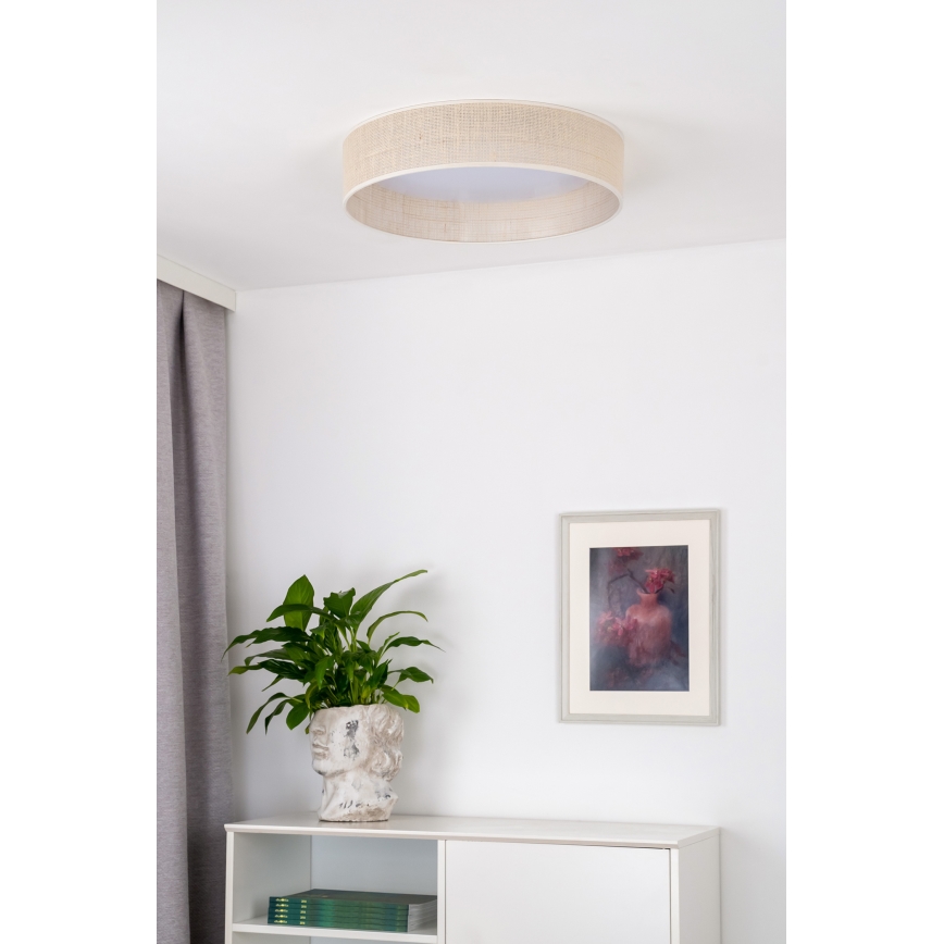 Duolla - Plafón LED ROLLER LED/24W/230V beige