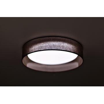 Duolla - Plafón LED ROLLER LED/24W/230V marón oscuro