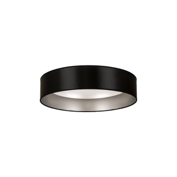 Duolla - Plafón LED ROLLER LED/24W/230V negro/plata