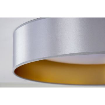 Duolla - Plafón LED ROLLER LED/24W/230V plata/dorado