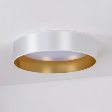 Duolla - Plafón LED ROLLER LED/24W/230V plata/dorado