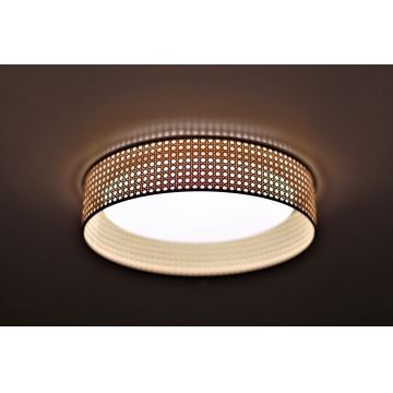 Duolla - Plafón LED ROLLER LED/24W/230V ratán