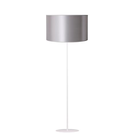 Duolla - Stojací  lampa CANNES 1xE27/15W/230V 45 cm plata/blanco