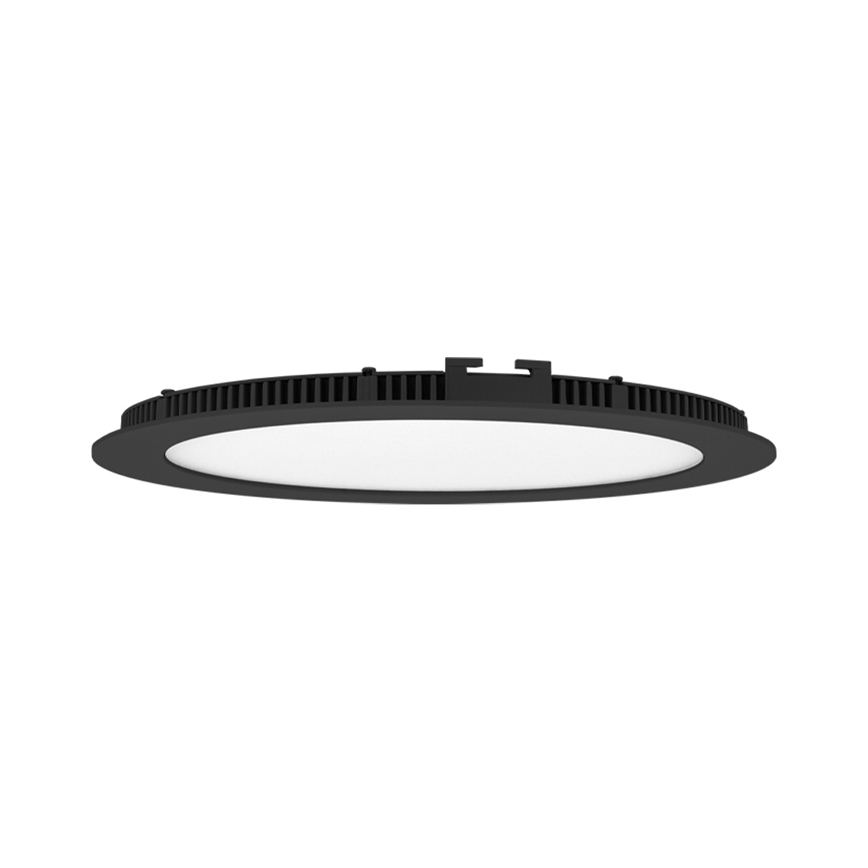 Lámpara empotrable de baño LED LADA LED/6W/230V 3000/4000/6000K diá. 12 cm IP44 negro