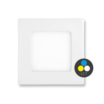 Lámpara empotrable de baño LED RAFA LED/6W/230V 3000/4000/6000K 12x12 cm IP44 blanco