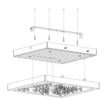 Eglo - Plafón LED LED/16W/230V