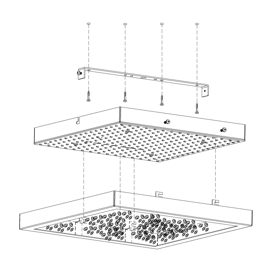 Eglo - Plafón LED LED/16W/230V