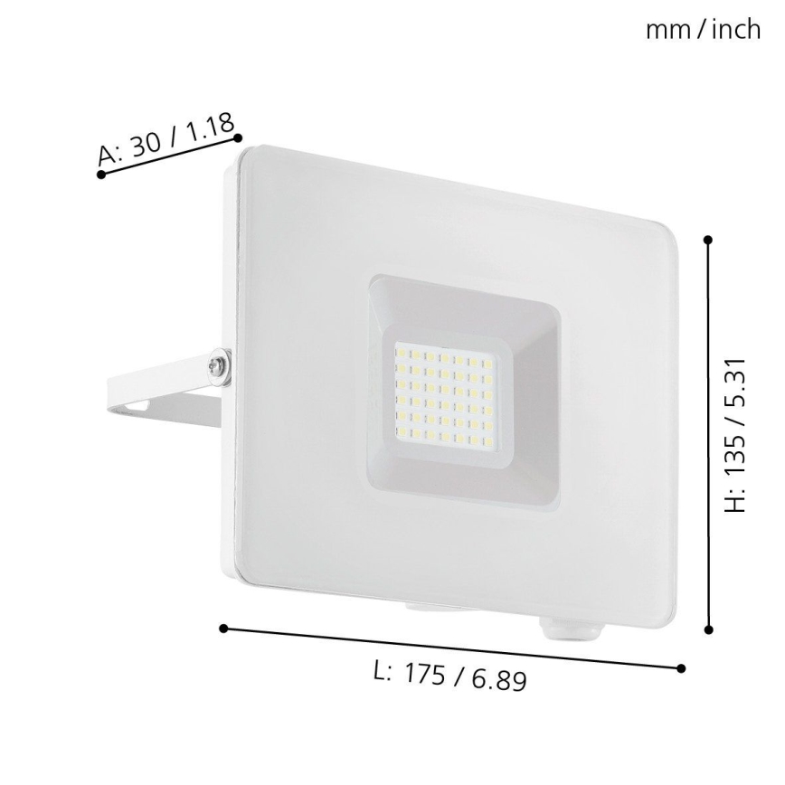 Eglo - Reflector LED LED/30W/230V IP65