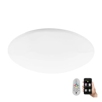 Eglo 33221 - Plafón regulable RGBW TOTARI LED/34W/230V + control remoto