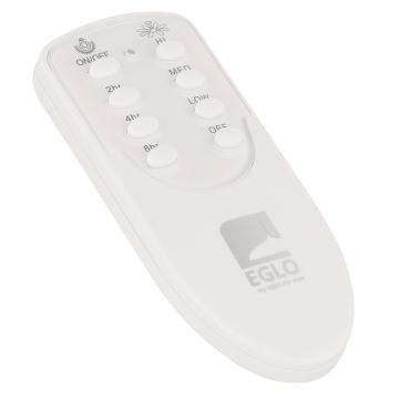 Eglo - Ventilador de techo LED LED/20W/230V 3000/4000/5000K + control remoto blanco