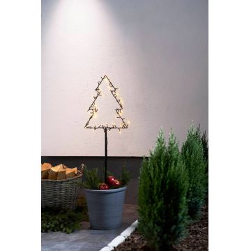 Eglo - Decoración navideña LED exterior LED/4xAA IP44 árbol