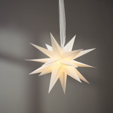 Eglo 411565 - Decoración de Navidad DECEMBER estrella 1xE14/25W/230V 35 cm gris