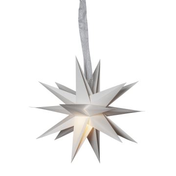 Eglo 411565 - Decoración de Navidad DECEMBER estrella 1xE14/25W/230V 35 cm gris