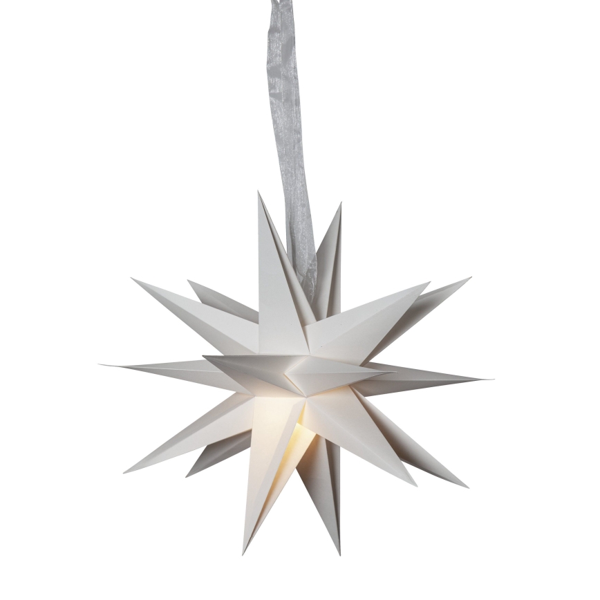 Eglo 411565 - Decoración de Navidad DECEMBER estrella 1xE14/25W/230V 35 cm gris