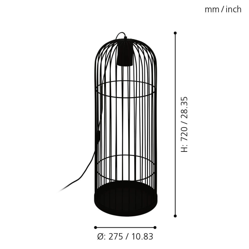 Eglo - Lámpara LED de pie 1xGU10/4,6W/230V