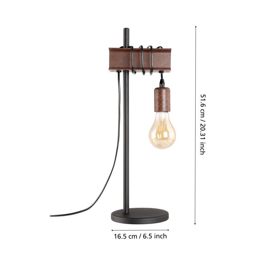 Eglo - Lámpara de mesa 1xE27/10W/230V