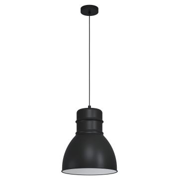 Eglo - Lámpara colgante 1xE27/60W/230V negro