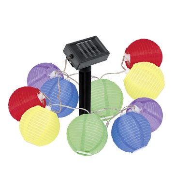 EGLO 47339 - Iluminación solar de jardín globos 10xLED/0,075W IP44