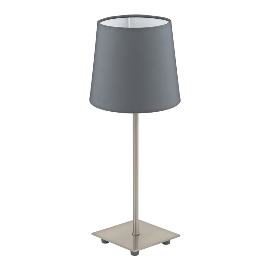 Eglo 54906 - Lámpara de mesa LED 1xE14/6W/230V gris/cromo