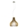Eglo 61916 - Lámpara colgante TINDORI 1xE27/60W/230V diá. 38 cm marrón