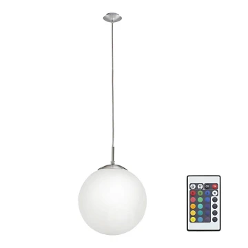 Eglo 75359 - Lámpara LED RGB colgante regulable RONDO-C 1xE27/7,5W/230V