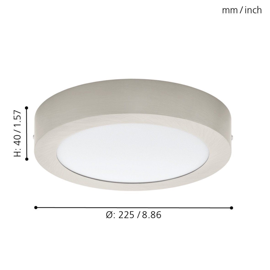 Eglo 78214 - Plafón LED FUEVA LED/16,5W/230V