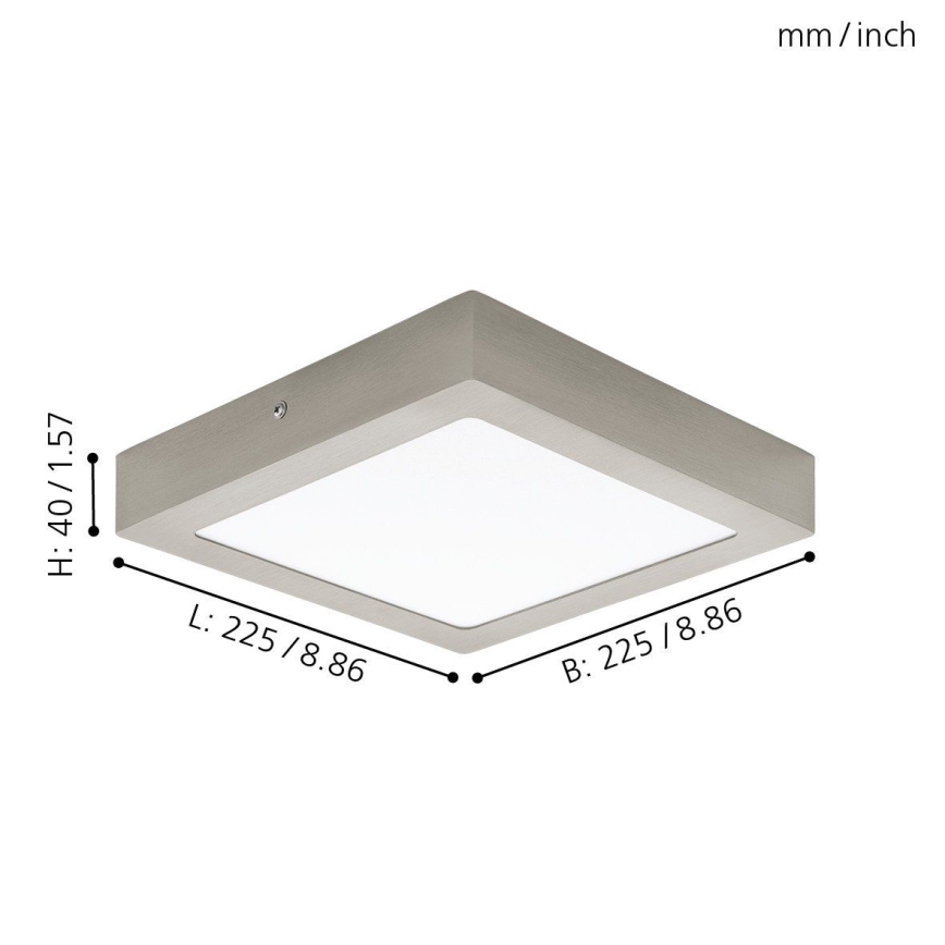 Eglo 78216 - Plafón LED FUEVA LED/16,5W/230V