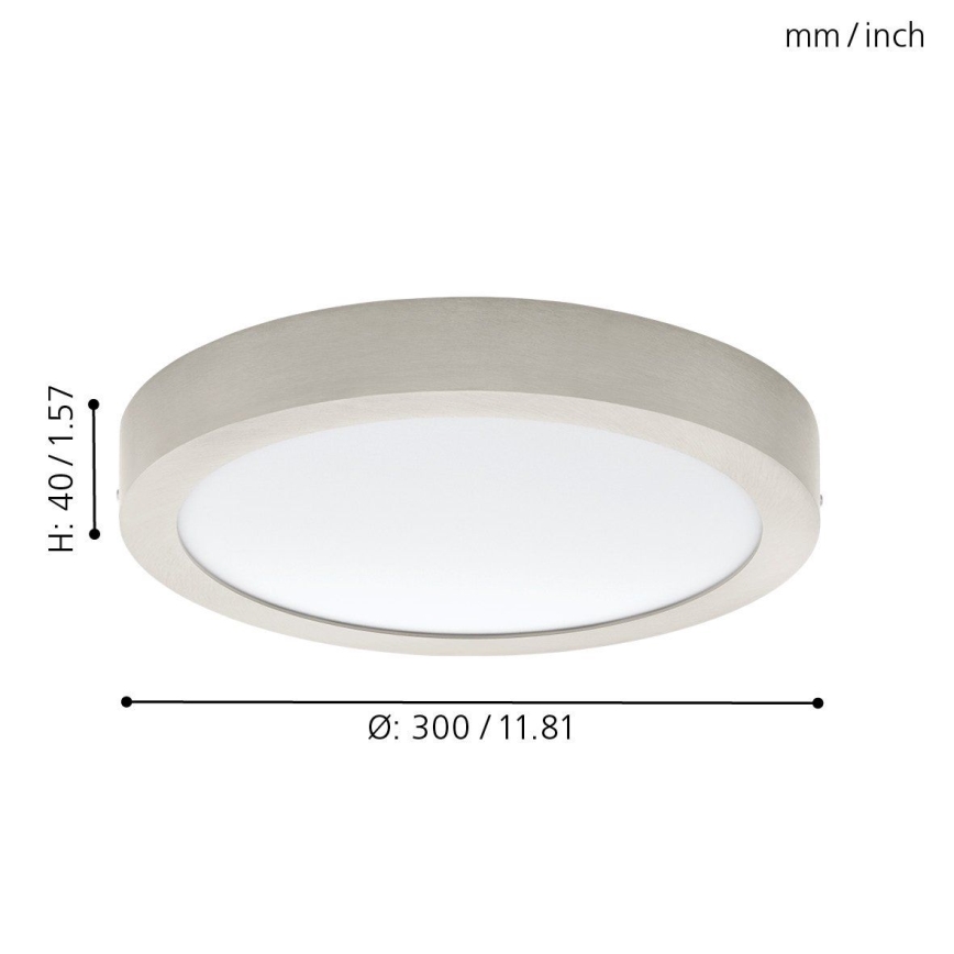 Eglo 78697 - Plafón LED FUEVA LED/24W/230V