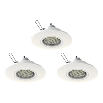 Eglo 78704 - SET 3x Lámpara empotrada LED PENETO 1xGU10/3,3W/230V blanco